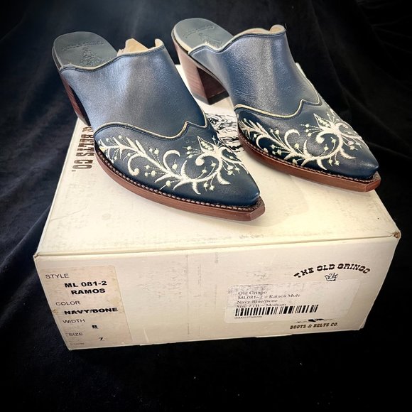 Old Gringo Snip Toe Western Cowboy Mules - Picture 8 of 8